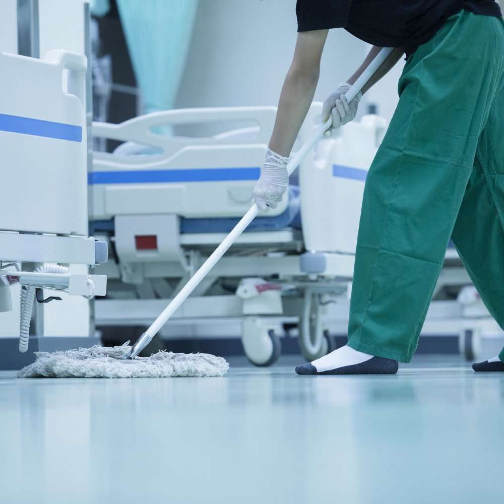 making sure a medical facility in dallas is cleaned