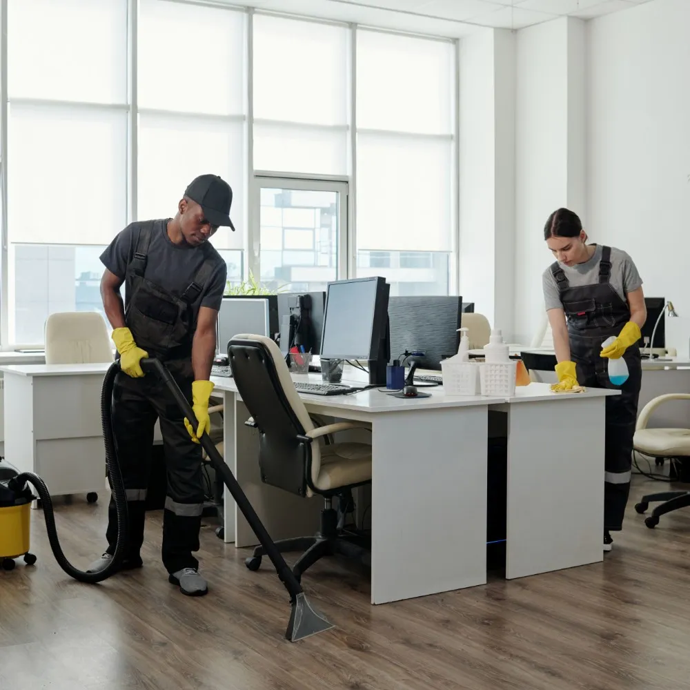 dallas cleaning co at an office in dallas